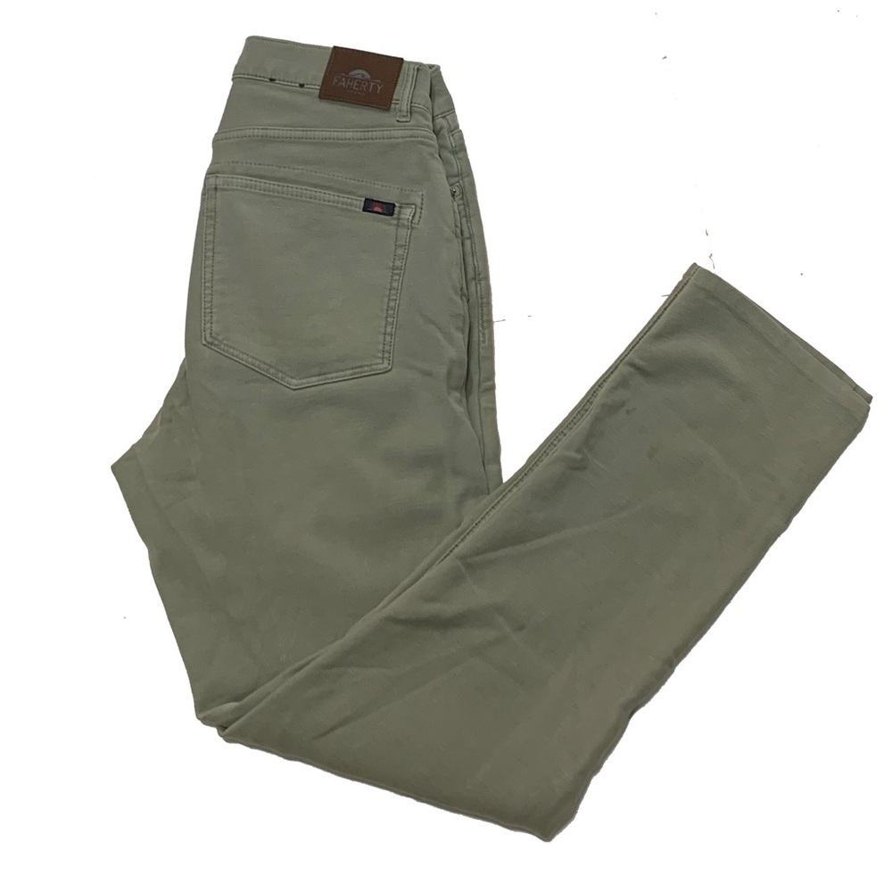 faherty stretch terry 5 pocket pants